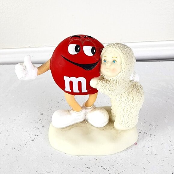 Department 56 Snowbabies M&Ms Red Figurine 2004 - Picture 1 of 6